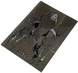 Polo Spiral Ruled Notebook B5 3 Subjects Black