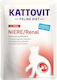 Kattovit Nasses Katzenfutter in Beutel mit Kalb und Huhn 12x85g