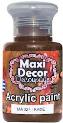 Maxi Decor Ακρυλικό Καφέ 60ml Ma 027