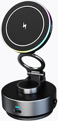 Hyperloq Mobile Mount with MagSafe Wireless Charging Black Hyperloq Mobile Mount with MagSafe Wireless Charging Black