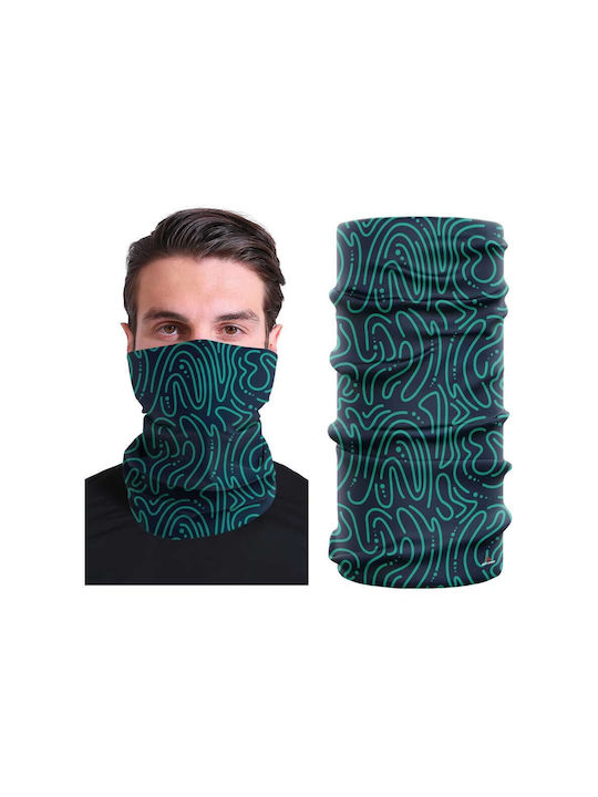 Agvpro B013 Μπαντανα Λαιμου Green Pop Uvpf 50+