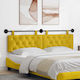 vidaXL Fabric Yellow Bed Headboard Pillow 190x55cm