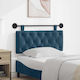vidaXL Fabric Blue Bed Headboard Pillow 110x55cm