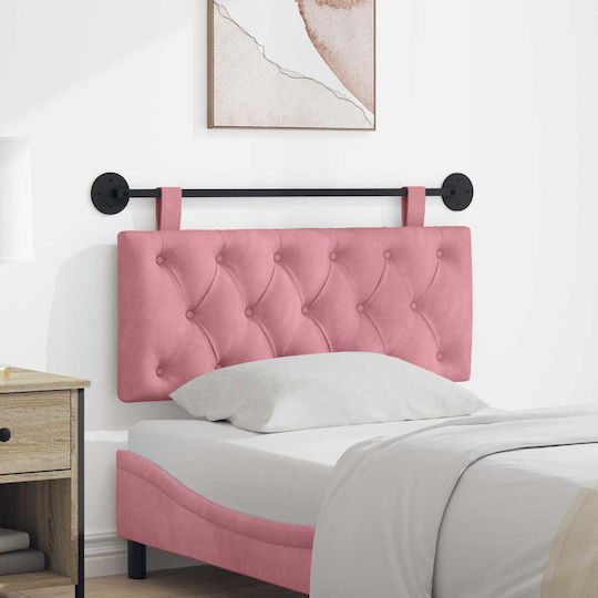 vidaXL Fabric Pink Bed Headboard Cushion 110x55cm