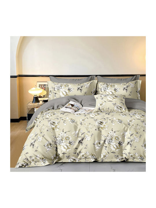 Beauty Home 12684 Σετ Σεντόνια Υπέρδιπλα με Λάστιχο 165x200+30εκ. 4 (4τμχ)