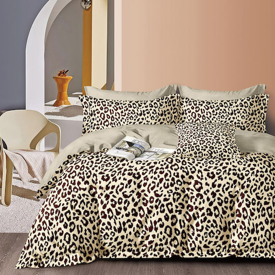 Beauty Home 12682 Σετ Υπέρδιπλο 4τμχ 230x260εκ. Μπεζ