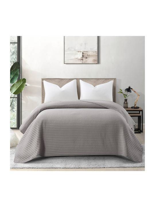 Beauty Home Ultra Art 12555 Κουβερλί Μονό Ανθρακί 160x230cm