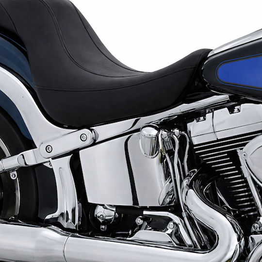Kuryakyn Κάλυμμα Σκελετού Σέλας Μοτοσυκλέτας Harley Davidson '00 Up Softail Χρώμιο Mid Frame Cover Chrome