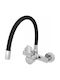 Estiva Aksa Kitchen Faucet Wall Flexible Black