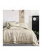 Beauty Home Set Steppdecke Übergröße 220x240cm Memories Art 12678 Beige