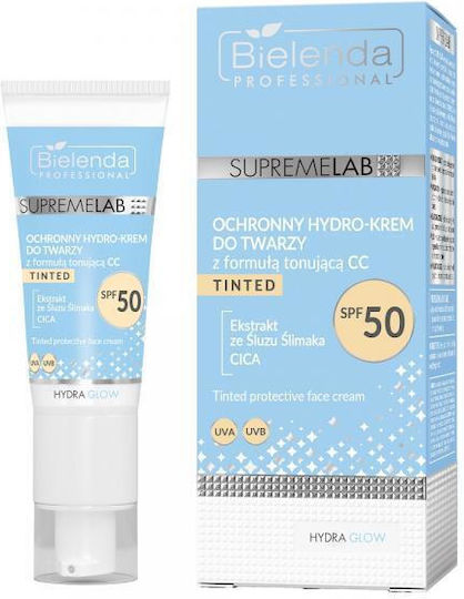 Bielenda SupremeLab Hydra Glow CC Moisturizing Day Face Cream with SPF50 40ml