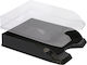 Justnote Transparent Black Filing Tray
