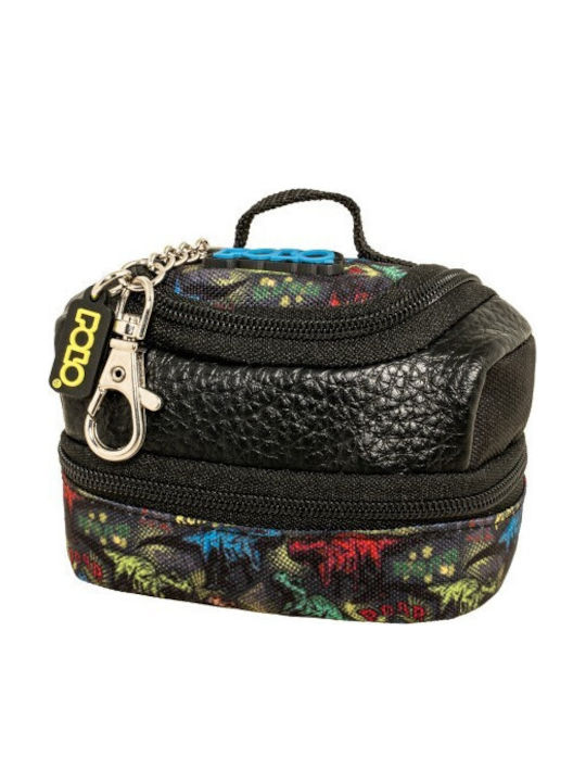 Polo Clip & Zip Мини Ключодържател-Портфейл Черен Син 9-27-006-8470