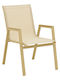 Scaun De Exterior Din Aluminiu Azelie Cappuccino 56x75x88 Cm
