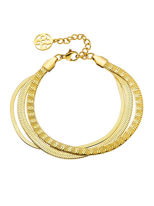 Oxette Women's Gold Plated Steel Bracelet