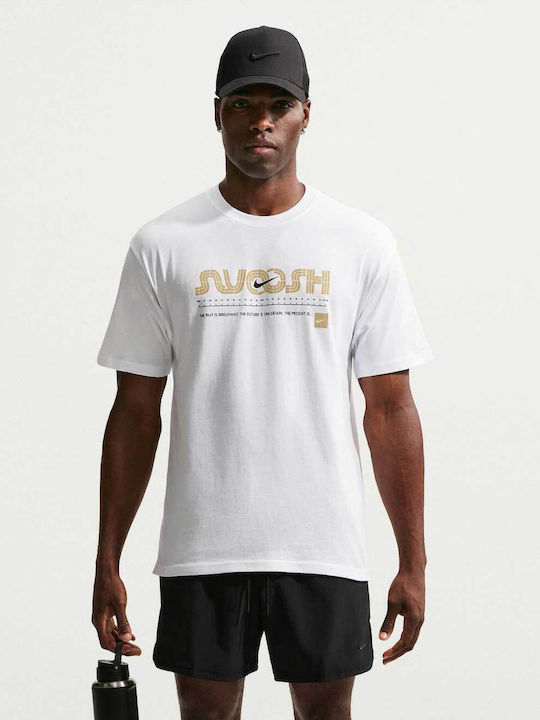 Nike Bluza Tricou Cu Mânecă Scurtă Alb