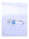 Women's Ring with Stones from Silver