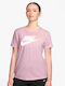 Nsw Damen Bluse Aus Baumwolle Kurzärmelig Pink