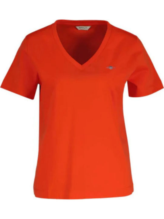 Gant Γυναικείο T-shirt Orangered