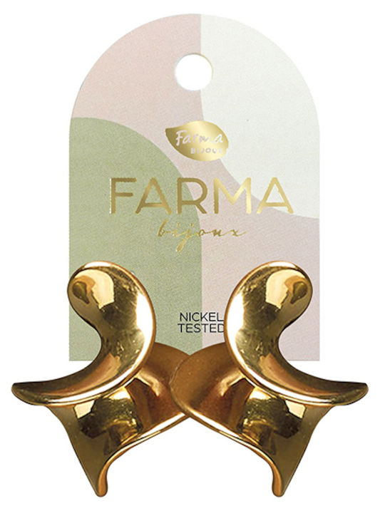 Farma Bijoux Υποαλλεργικά Παιδικά Σκουλαρίκια Καρφωτά με Πέτρες