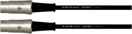 Silk Road Silk Road Studio- und Musikinstrumentenkabel Midi-Männchen 2m 4957