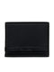 Leather Men's Wallet with RFID Black