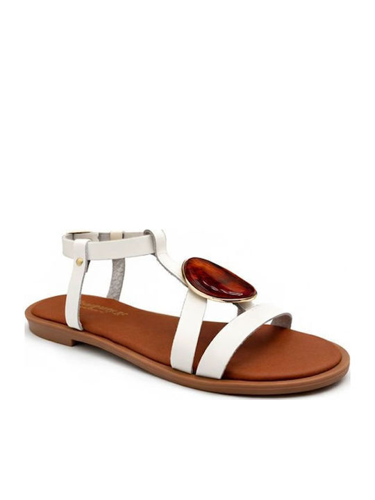Elenross Sandale Casual Damă Albe