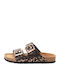 Damen Flache Sandalen Schwarz