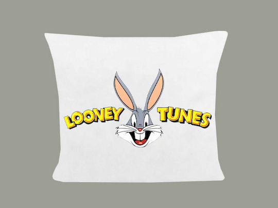 Μαξιλάρι Διάσταση 40x40cm Looney Tunes Λευκό