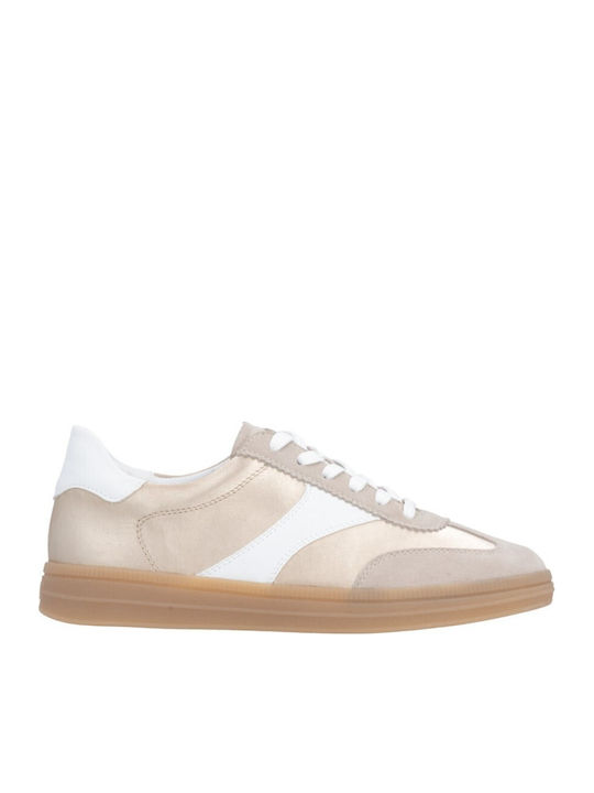 Remonte Damen Sneakers Beige / Weiß