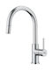 Franke Glenda Kitchen Faucet Counter with Pull-Out Spray Silver