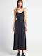Rochie Maxi de Vară Neagră