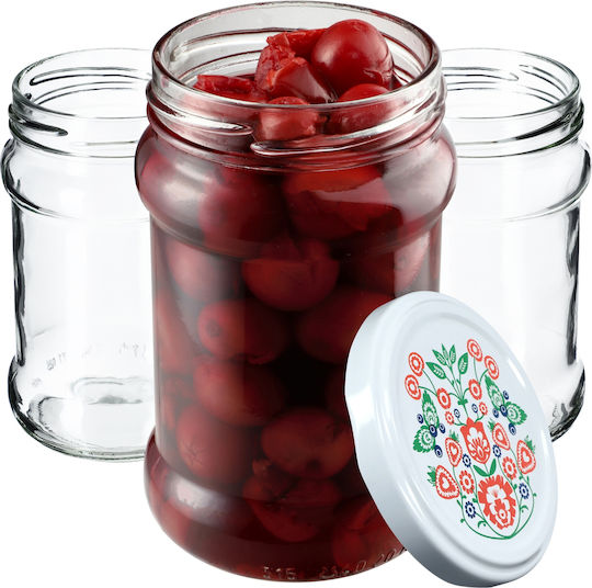 Kadax Glass Jar with Lid 315ml (10pcs)