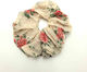 Hair Scrunchie Soura Scrunchie Floral Large Size Beige
