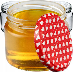 Kadax Βαζάκι Γυάλινο με Καπάκι 330ml (10τμχ)
