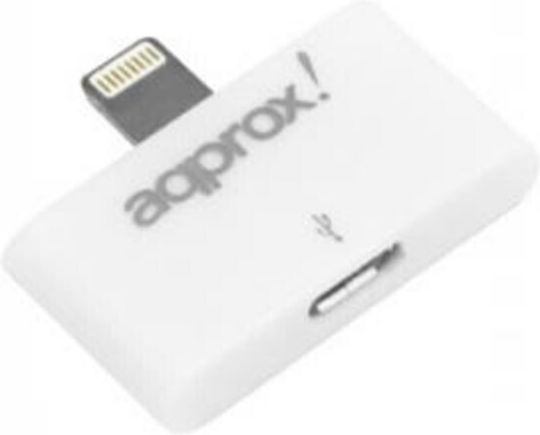 Forever Μετατροπέας Lightning male σε micro USB female 1τμχ 80-3599-001