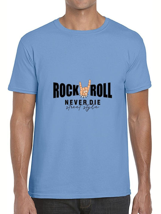 T-shirt Rock Roll Never Die Street Style Pop Cu...