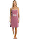 Caress Summer Cotton Women's Nightgown Pink