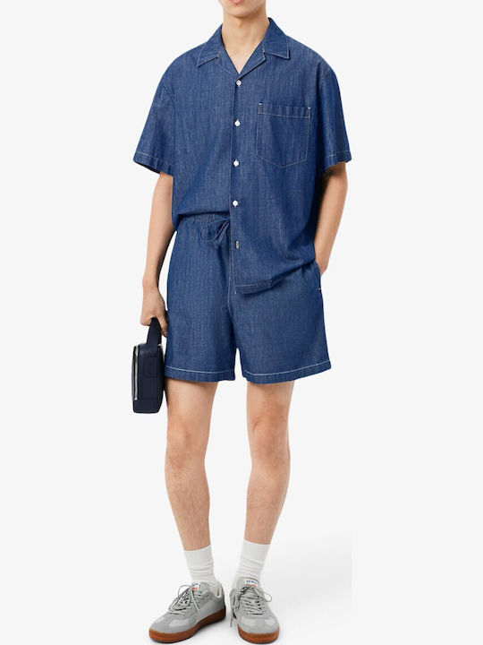 Lacoste Ανδρική Βερμούδα Σκούρο Μπλε