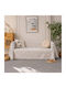 Lucktora Sofa Throw 2 Seater 180x240cm Beige