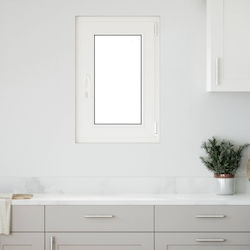 vidaXL Ανοιγόμενο Παράθυρο PVC Π50xΥ75cm