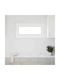 vidaXL Aufklappbares PVC-Fenster P100xH50cm