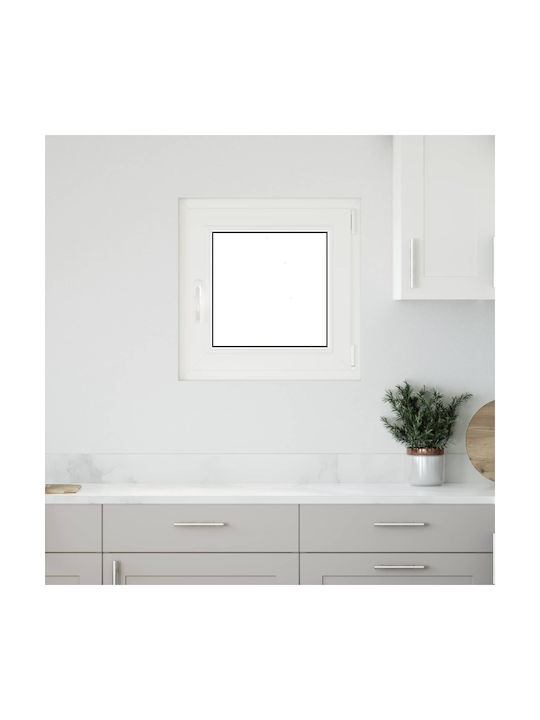 vidaXL Ανοιγόμενο Παράθυρο PVC Π50xΥ50cm