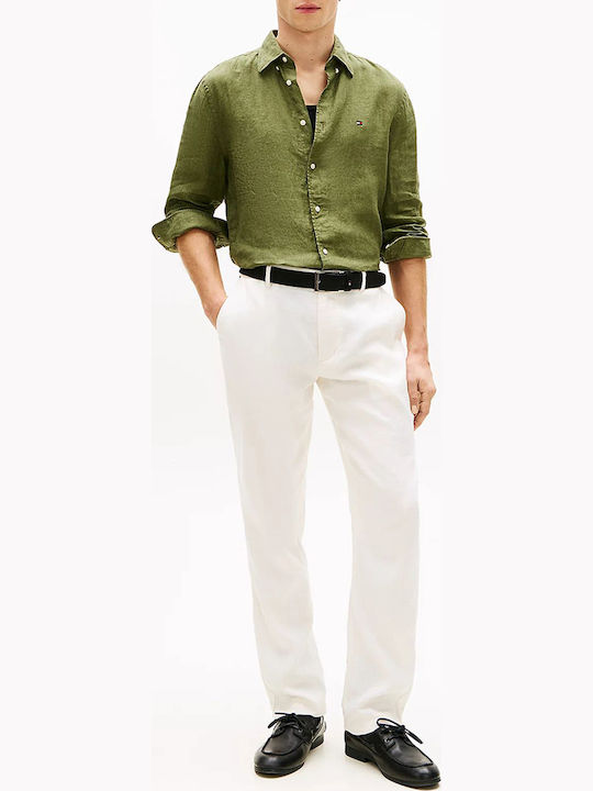 Tommy Hilfiger Pigment Dyed Li Μακρυμάνικo Λινό...