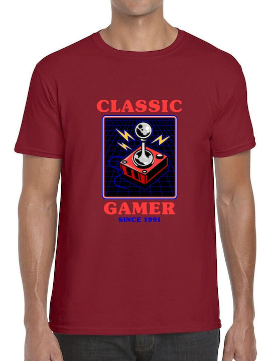 T-shirt Classic Gamer Since 1991 Pop Culture Ca...
