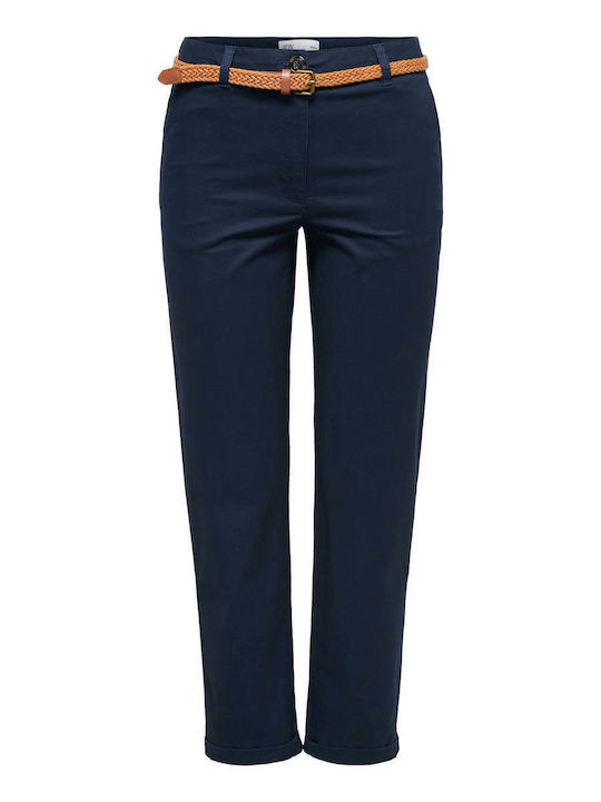 Jdy Damen Chino Hose Blau
