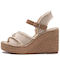 Jess Summer Women's Platforms Beige