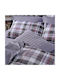 Down Town Home Decorative Pillow Case 1186 Made of 100% Cotton Purple 40x60cm