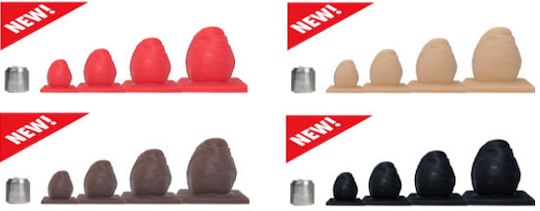 Μεγάλο Dildo Σιλικόνης Anal Stretching All Girth Platinum Silicone Large Dildo Stretching 25,40 Cm Κόκκινο