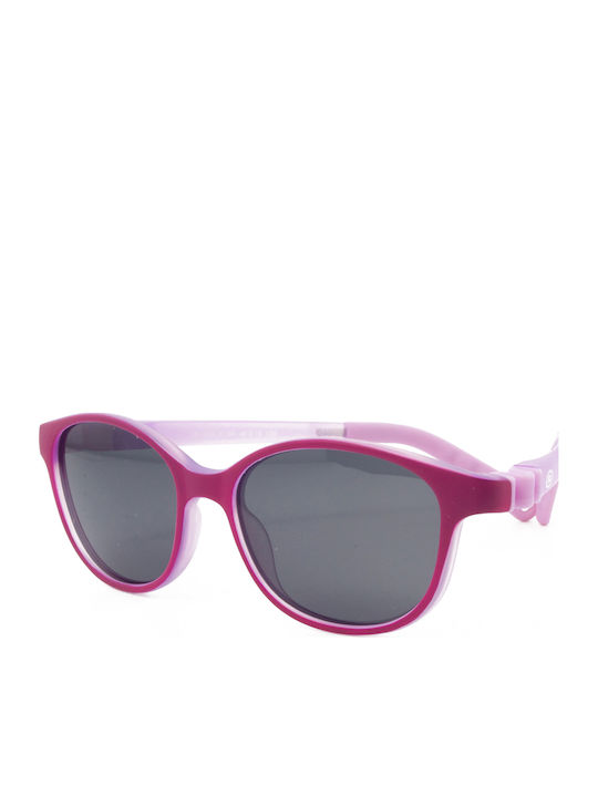 Moritz Oval Baby Sunglasses with Polarized Lenses Purple for 1-4 Years
